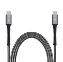 Fixed Fixed | Armor Cable USB-C/USB-C, 1,2 m, 240W | FIXDA-CC12-GR