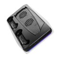 Fixed Stacjonarna stacja wielofunkcyjna dla PlayStation 5 z chłodzeniem i ładowaniem dla dwóch kontrolerów DualSense | FIXPS5-MCS-BW