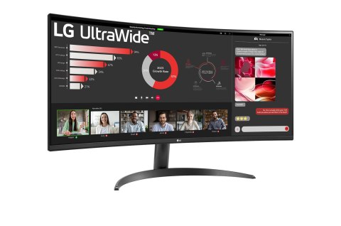 LG LG 34WR50QK-B | 34 " | VA | QHD | 21:9 | 100 Hz | 5 ms | 3440 x 1440 pikseli | 240 cd/m² | 2 porty HDMI