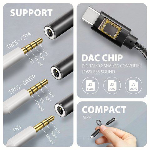 AXAGON AXAGON | ADA-HC USB-C - HI-RES DAC Audio Adapter