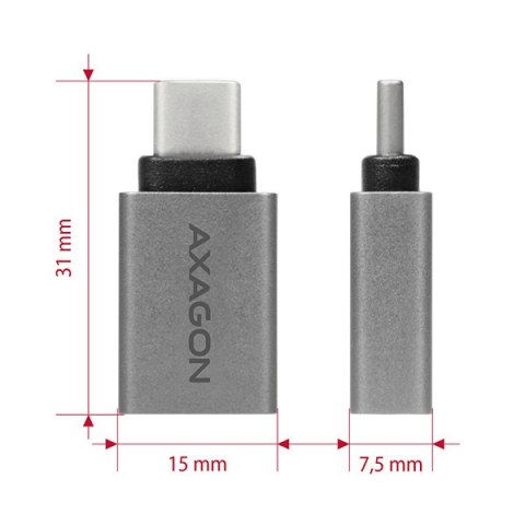 AXAGON AXAGON Adapter into the USB-C port with USB Type A female output | RUCM-AFA