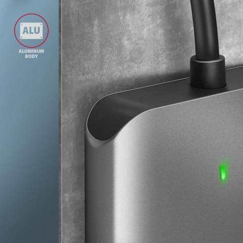 AXAGON AXAGON Aluminum high-speed USB-C 3.2 Gen 1 memory card reader, 3 slots | CRE-S3C