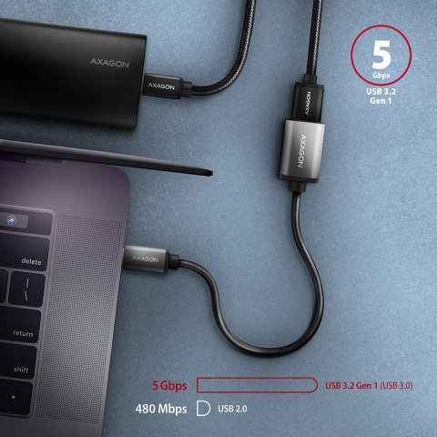 AXAGON AXAGON Cable adapter into the USB-C port with USB-A female output, 20cm | RUCM-AFAC