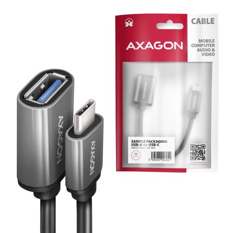 AXAGON AXAGON Cable adapter into the USB-C port with USB-A female output, 20cm | RUCM-AFAC