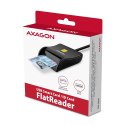 AXAGON AXAGON Compact desktop USB contact Smart/ID card reader with long, USB-A cable | CRE-SM3N