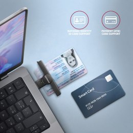 AXAGON AXAGON Foldable pocket USB-A contact Smart/ID card reader | CRE-SMPA