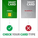 AXAGON AXAGON Foldable pocket USB-A contact Smart/ID card reader | CRE-SMPA
