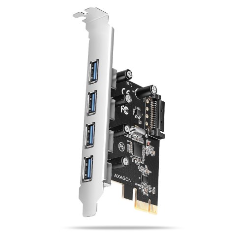 AXAGON AXAGON PCI-Express card with four external USB-A 5Gbps ports | PCEU-430RS