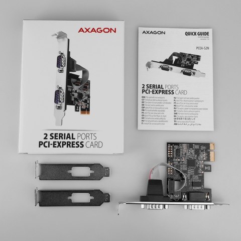 AXAGON AXAGON PCI-Express card with two 250 kbps serial ports | PCEA-S2N