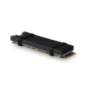 AXAGON AXAGON Passive aluminum heatsink for all M.2 SSDs, size 2280, high 6 mm | CLR-M2L6