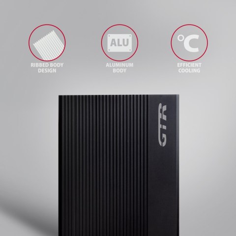 AXAGON AXAGON Ribbed aluminum USB 3.2 Gen 1 - SATA 6G external box for 3.5" HDD