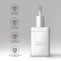 AXAGON AXAGON Wallcharger 2x port (USB-A + USB-C), 20W | ACU-PQ20W