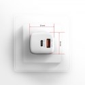AXAGON AXAGON Wallcharger 2x port (USB-A + USB-C), 20W | ACU-PQ20W