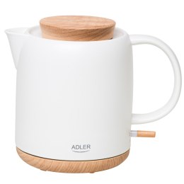 Adler Adler Electric Kettle | AD 1304 | Electric | 1200 W | 1 L | Ceramic | 360° rotational base | White