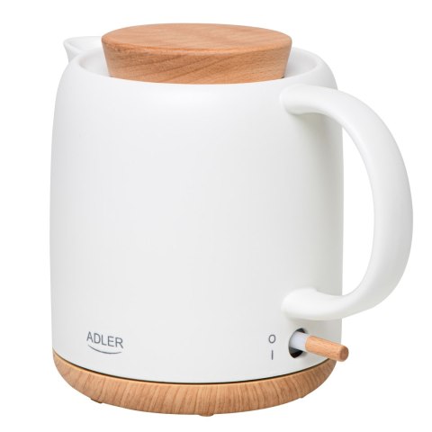 Adler Adler Electric Kettle | AD 1304 | Electric | 1200 W | 1 L | Ceramic | 360° rotational base | White