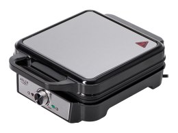 Adler Adler Waffle Maker | AD 3083 | 1800 W | Number of pastry 4 | Belgium | Silver/Black