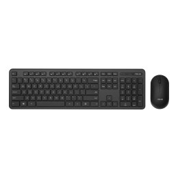 Asus Asus CW100 | Zestaw klawiatura i mysz | Bezprzewodowy | USA | Czarny