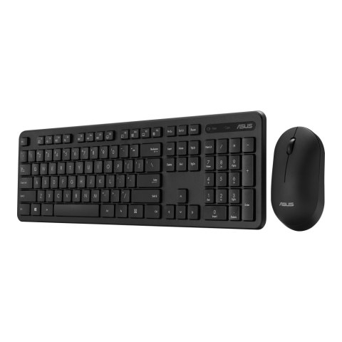 Asus Asus CW100 | Zestaw klawiatura i mysz | Bezprzewodowy | USA | Czarny