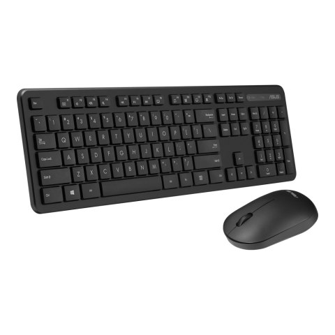 Asus Asus CW100 | Zestaw klawiatura i mysz | Bezprzewodowy | USA | Czarny