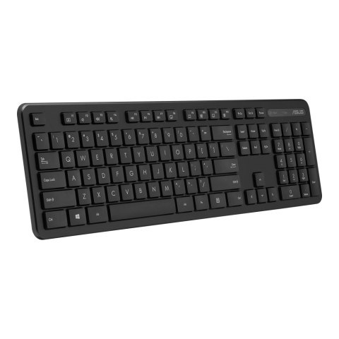 Asus Asus CW100 | Zestaw klawiatura i mysz | Bezprzewodowy | USA | Czarny