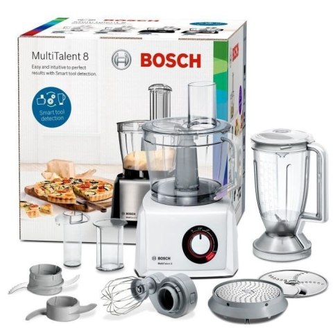 Bosch Bosch Food Processor MultiTalent 8 MC812W501 1000 W Number of speeds 2 Bowl capacity 3.9 L Blender White