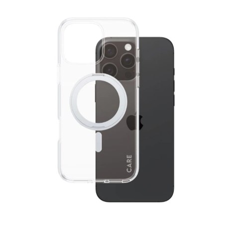 CARE CARE by PanzerGlass Case Feature Silver Kickstand & MagSafe iPhone 16 Pro Max | CARE