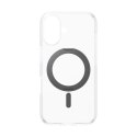 CARE CARE by PanzerGlass Feature Case Transparent w. Black Kickstand & MagSafe iPhone 16 | CARE