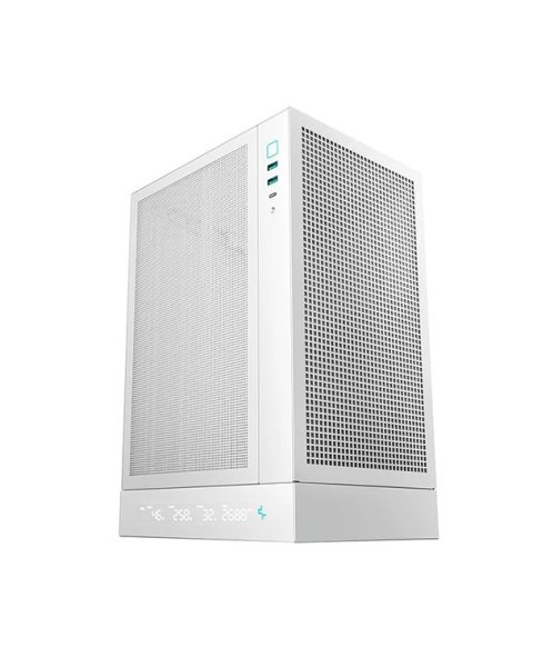 Deepcool Deepcool PC Gaming Case | CH170 DIGITAL | White | Mini ITX | Power supply included No | ATX PS2