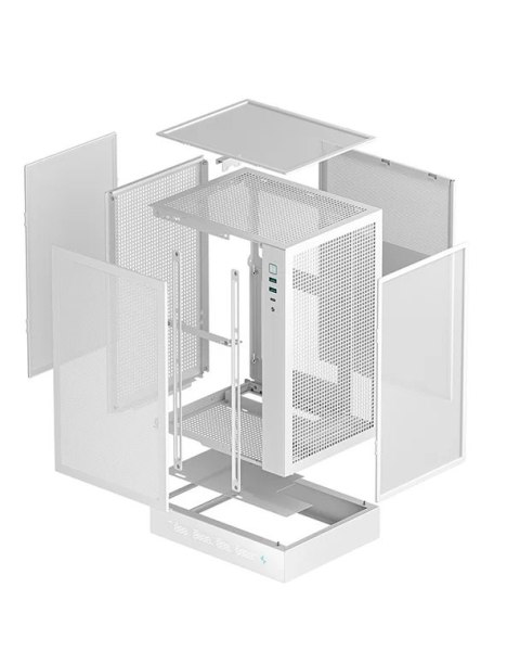 Deepcool Deepcool PC Gaming Case | CH170 DIGITAL | White | Mini ITX | Power supply included No | ATX PS2