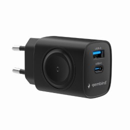 Gembird Szybka ładowarka Gembird 2 w 1 20 W do Apple Watch i telefonu | TA-UC-PDQCW20-01-BK