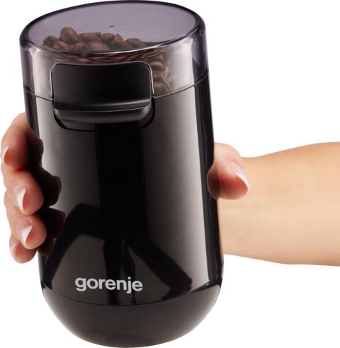 Gorenje Gorenje | Coffee Grinder | SMK150SB | 150 W | Coffee beans capacity 45 g | Lid safety switch | Black