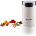 Gorenje Gorenje | Coffee Grinder | SMK150SW | 150 W | Coffee beans capacity 45 g | Lid safety switch | White