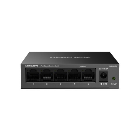 Mercusys Mercusys 5-Port Gigabit Desktop Switch | MS105GS | Unmanaged | Desktop | Gigabit Ethernet (copper) ports quantity 5