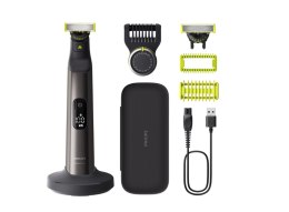 Philips Philips | Hair trimmer, Face and Body | QP6652/61 OneBlade Pro 360 | Cordless | Wet & Dry | Number of length steps 20 | Grey/Bla