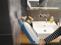 BLACK & DECKER BLACK & DECKER | Steam mop | FSMH13E10-QS | Power 1300 W | Water tank capacity 0.38 L | White/Blue