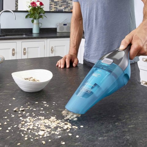BLACK & DECKER BLACK & DECKER | Vacuum Cleaner | WDC215WA-QW | Cordless operating | Handstick | 7.2 V | Operating time (max) 10 min | Blue