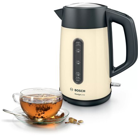 Bosch Bosch | Czajnik | TWK4P437 | Elektryczny | 2400 W | 1,7 L | Stal szlachetna | Beżowy