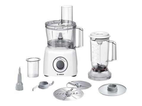 Bosch Bosch | MCM3200W | Procesor Kulinarny MultiTalent | Moc 800 W | Pojemność misy 2,3 L | Kolor biały