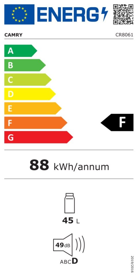 Camry Camry | CR 8061 | Portable Cooler | 45 L | 12 V | F | COOL-WARM switch