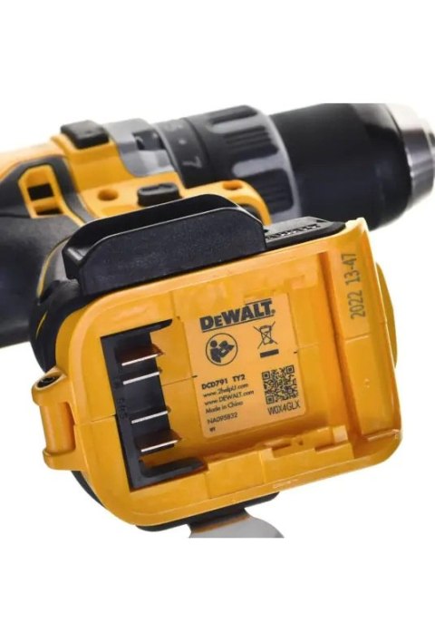 DEWALT DEWALT Spinner-Drill | DCD791P2-QW | 18 V | 2x5 Ah | Lithium-Ion (Li-Ion)