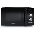 Kuchenka mikrofalowa Gorenje MO20A3BH, Wolnostojąca, 800 W, Konwekcja, Kolor czarny