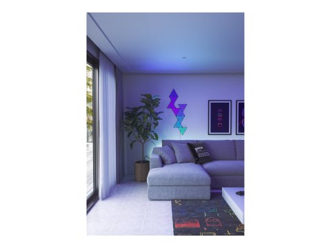 Nanoleaf Nanoleaf|Shapes Black Triangles Starter Kit (9 panels)|42 W|WiFi