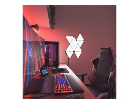 Nanoleaf Nanoleaf|Shapes Black Triangles Starter Kit (9 panels)|42 W|WiFi