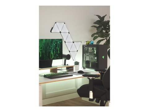 Nanoleaf Nanoleaf|Shapes Black Triangles Starter Kit (9 panels)|42 W|WiFi