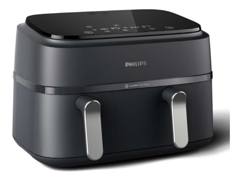 Philips Philips Airfryer z podwójnym koszem | NA351/00 Seria 3000 | Moc 2750 W | Pojemność 9 l | Technologia Rapid Air | Czarny