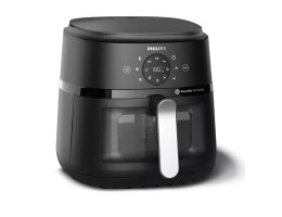 Philips Philips NA231/00 Airfryer, 1700 W, pojemność patelni 6,2 l, czarny, srebrny | Philips Airfryer | NA231/00 | moc 1700 W | pojemno