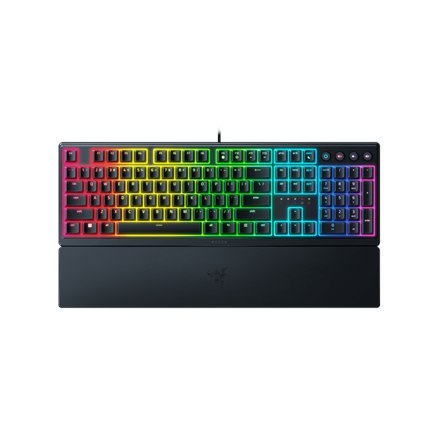 Razer Razer | Ornata V3 | Klawiatura dla graczy | Podświetlenie LED RGB | USA | Czarna | Przewodowa | m | Mecha-Membrana