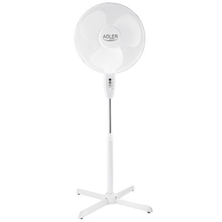 Adler Adler | AD 7305 | Stand Fan | White | Diameter 40 cm | Number of speeds 3 | Oscillation | 45 W | No