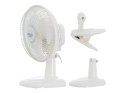 Adler Adler | Fan with clip | AD 7317 | Table Fan | White | Diameter 15 cm | Number of speeds 2 | 30 W | No