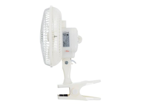 Adler Adler | Fan with clip | AD 7317 | Table Fan | White | Diameter 15 cm | Number of speeds 2 | 30 W | No